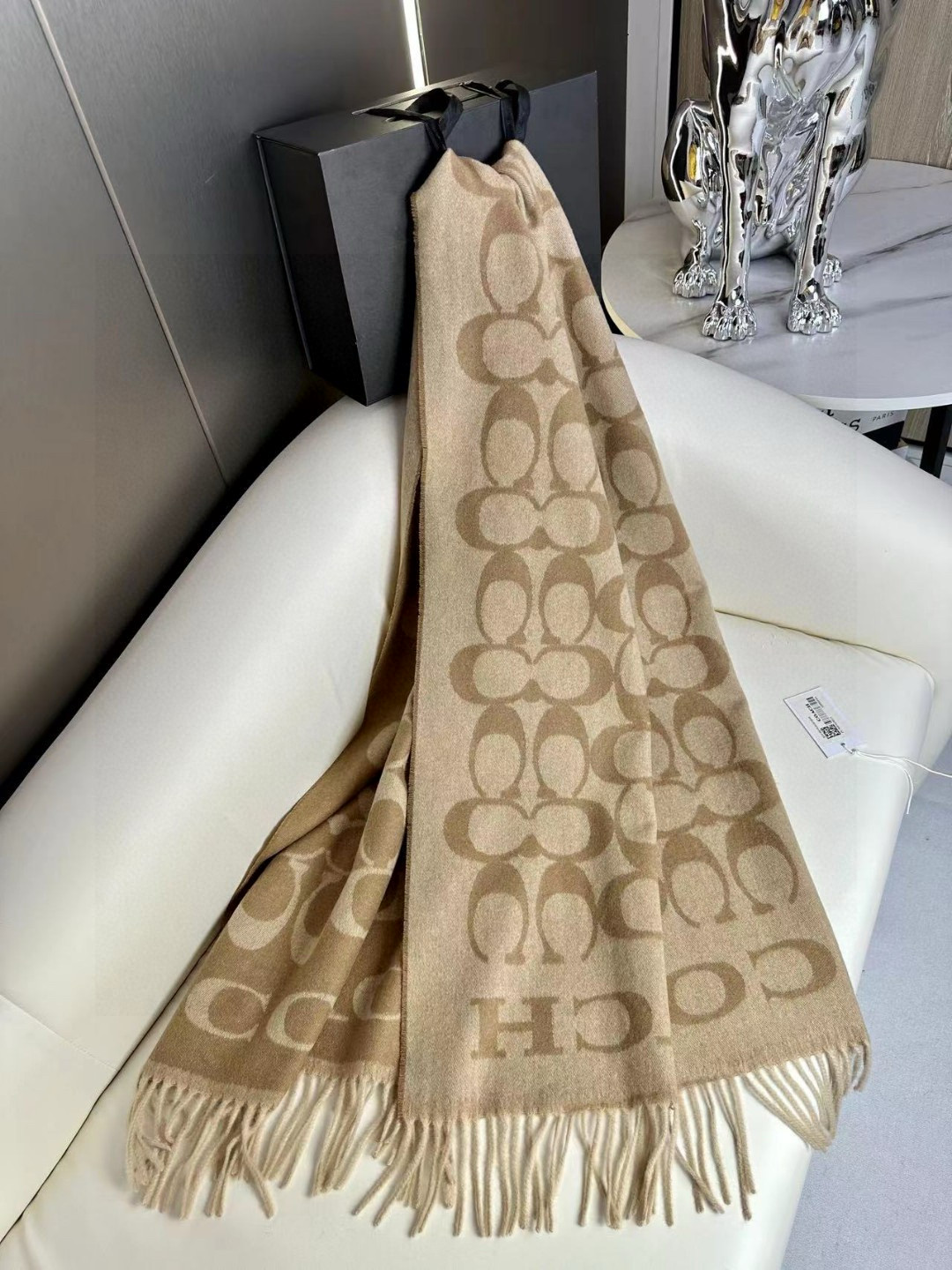 Coach Cashmere Wool Scarf