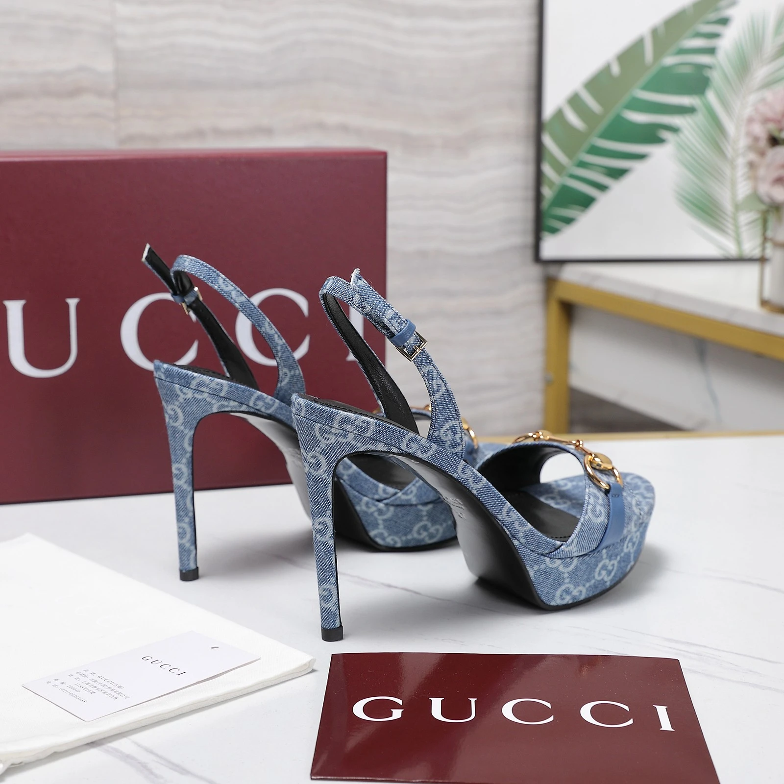 Gucci New High Heeled Sandal