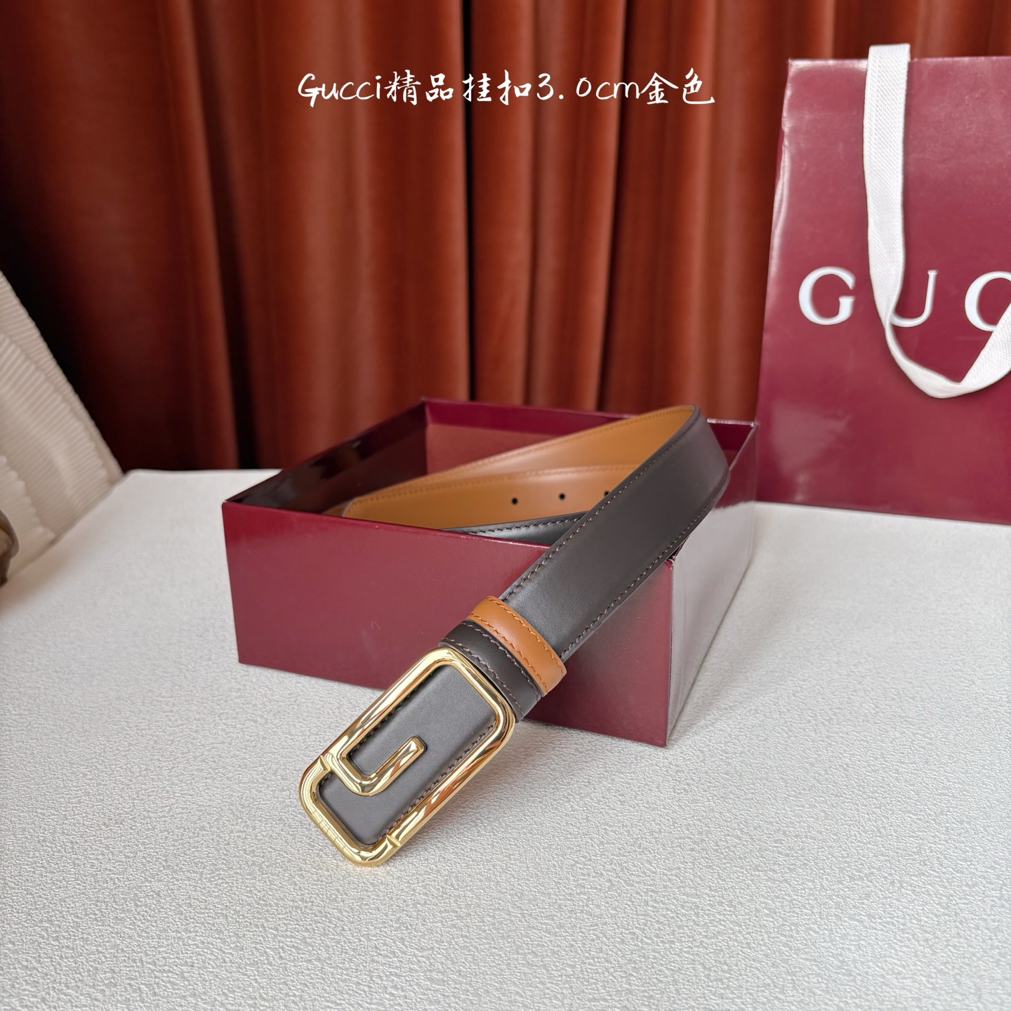 Gucci Belt for Men Width 30mm