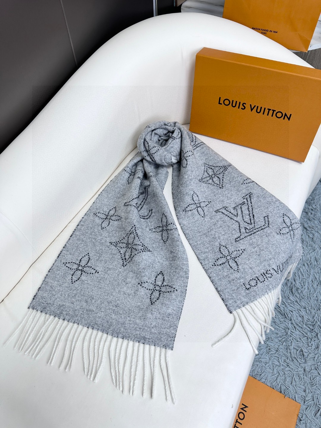 Louis Vuitton Cashmere Wool Scarf