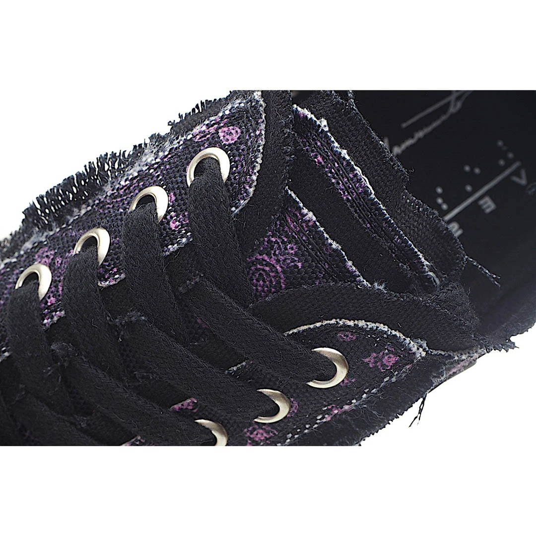 x VESSEL GOP Low canvas vulcanized sneakers