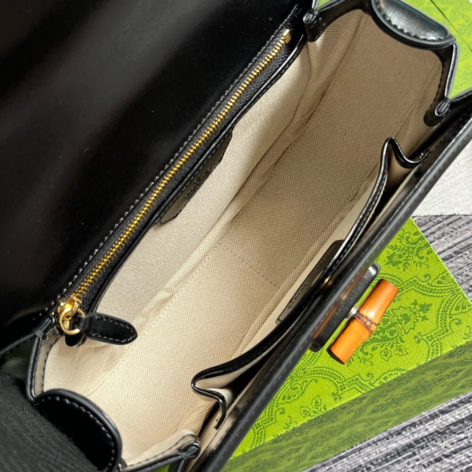 GUCCI BAMBOO 1947 MEDIUM TOP HANDLE BAG