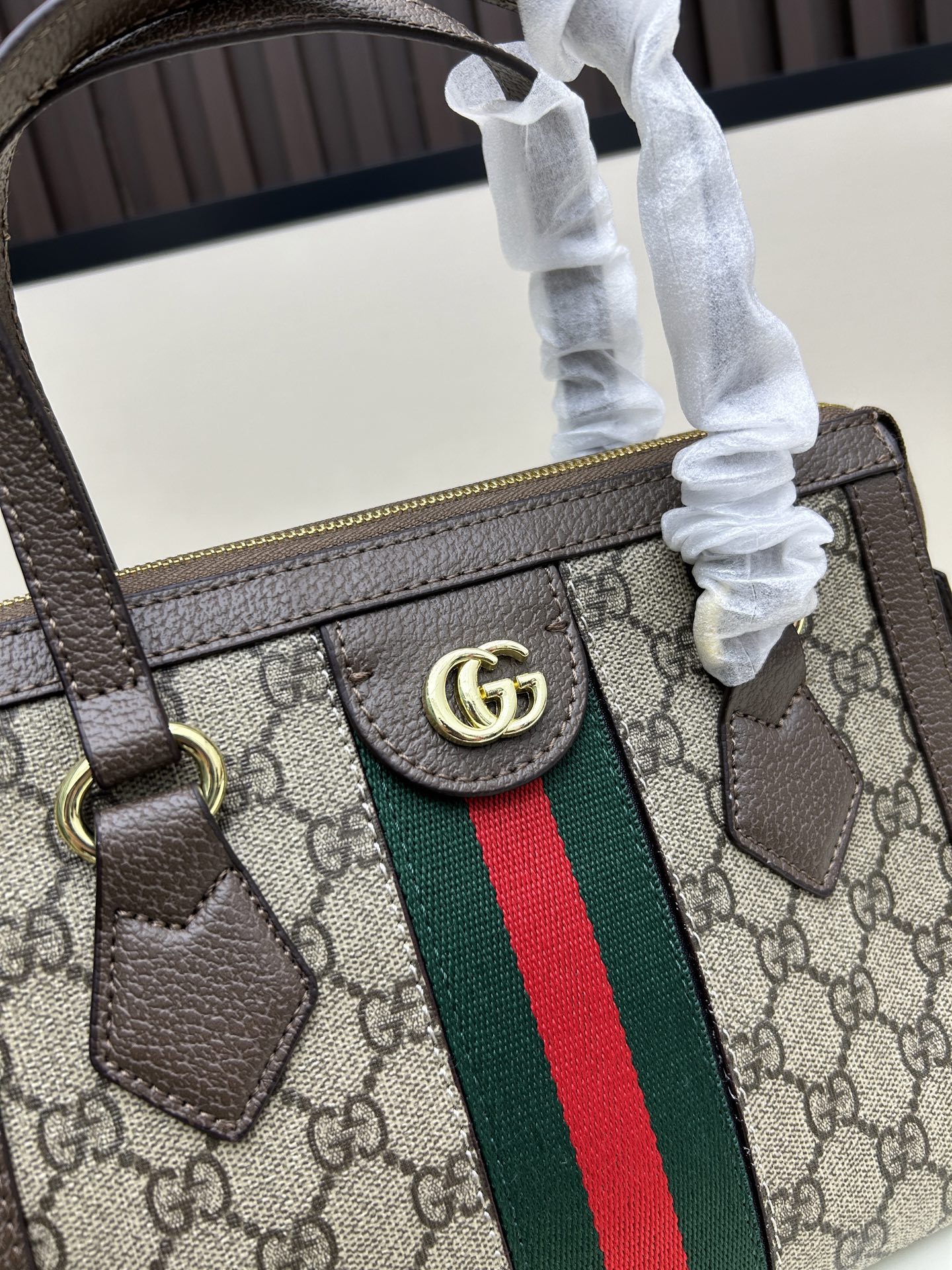 Gucci Supreme Ophidia Handle Bag