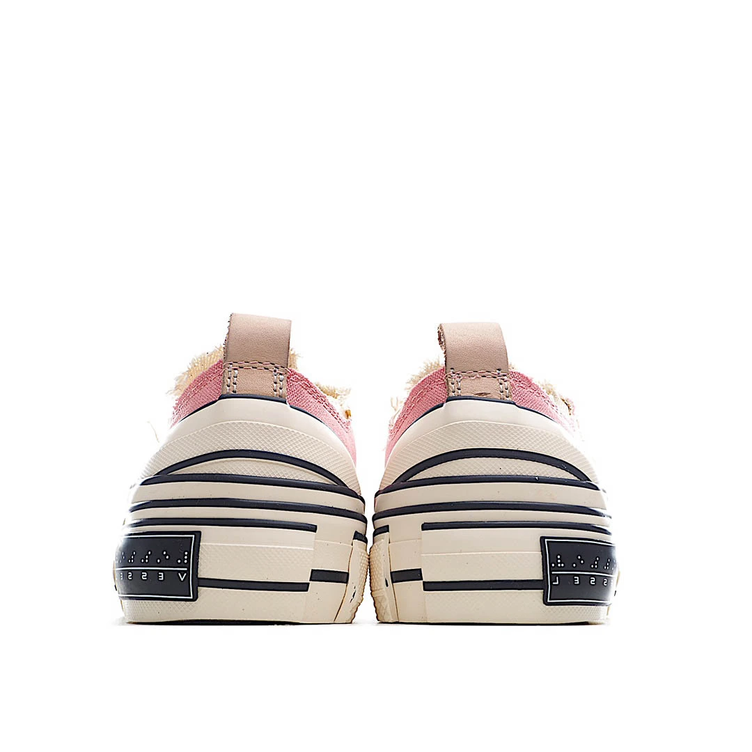 x VESSEL GOP Low canvas vulcanized sneakers