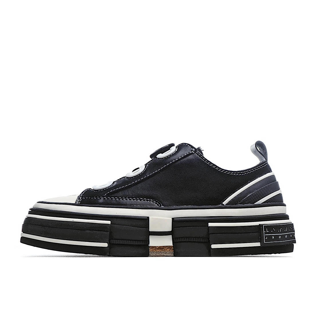 x VESSEL GOP Low canvas vulcanized sneakers