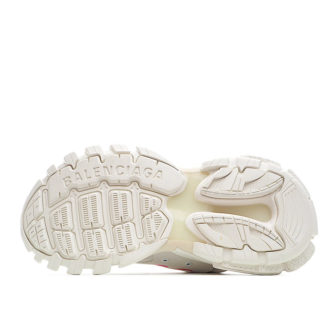Balenciaga Sneaker Tess s.Gomma MAILLE WHITE/ORANGE