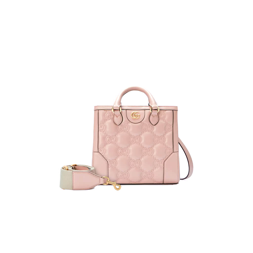 GG matelass&eacute; mini top handle bag