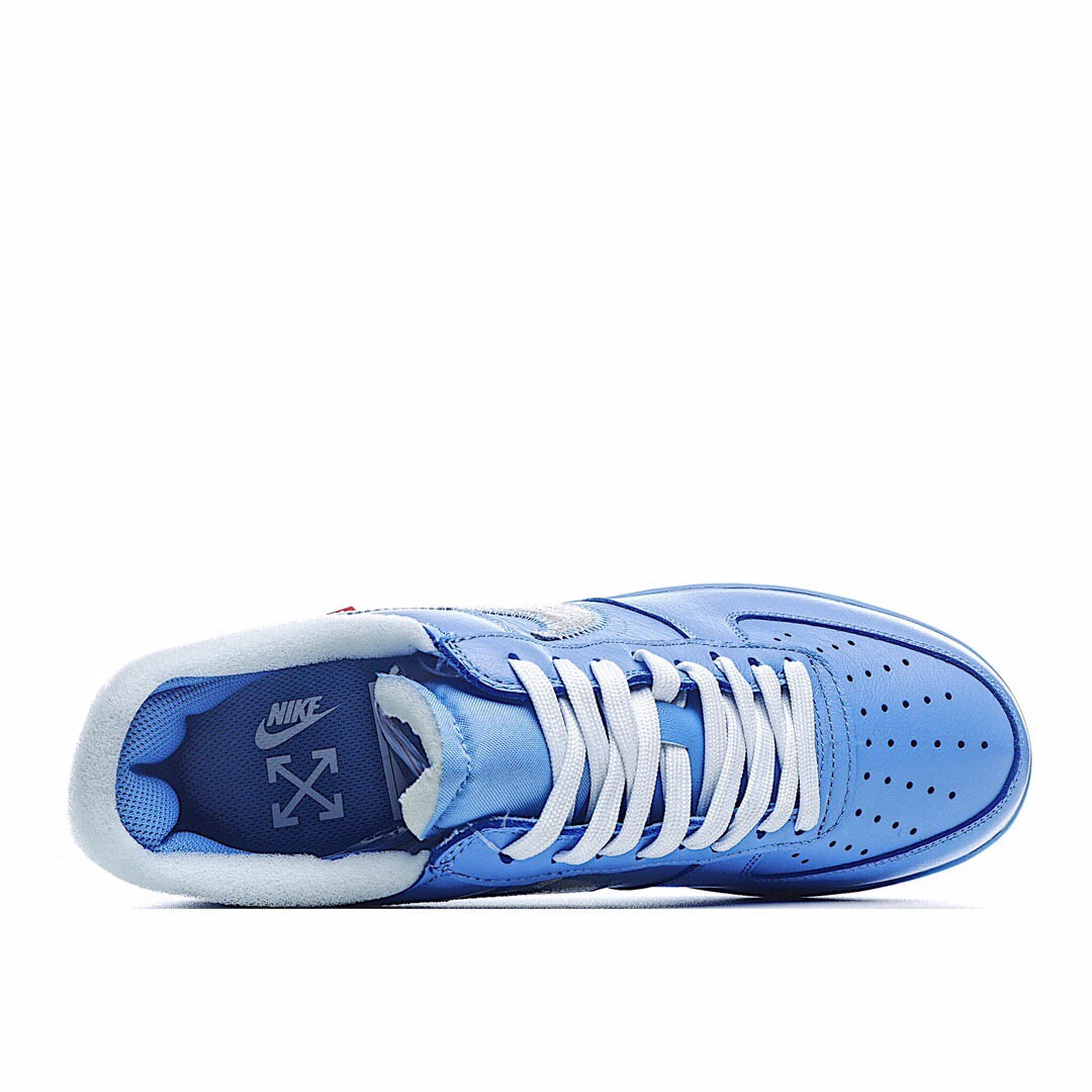 Nike OFF-WHITE X Air Force 1&ldquo;MCA&rdquo; 蓝