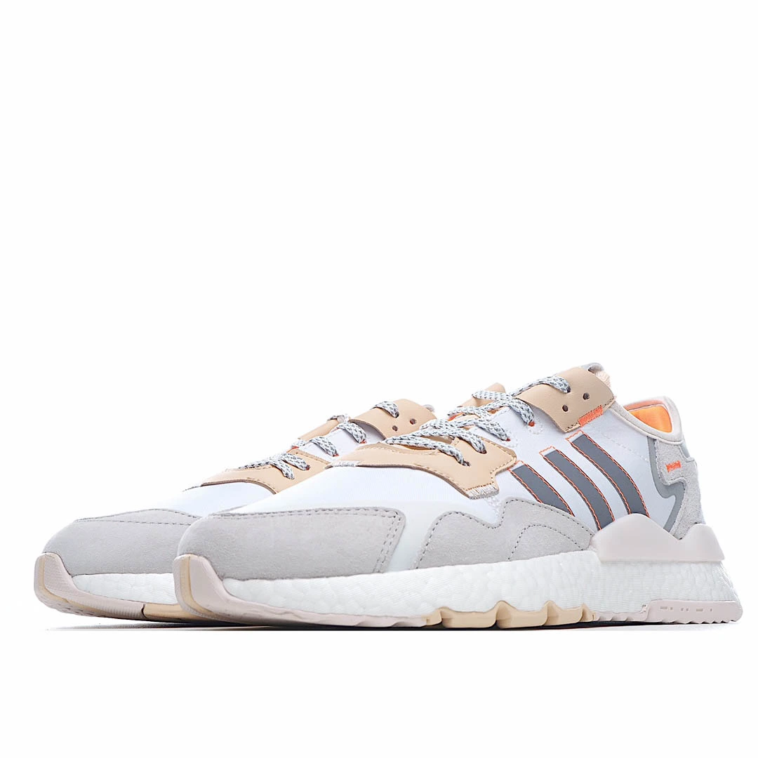 Adidas Wmns Nite Jogger 'White Glow Orange'