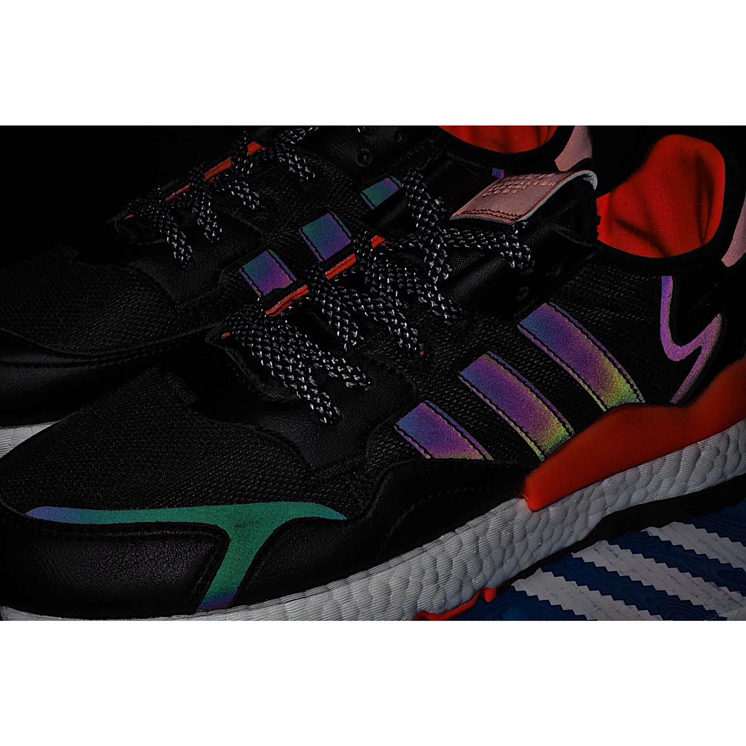 Adidas Nite Jogger 'Black Hi-Res Red'