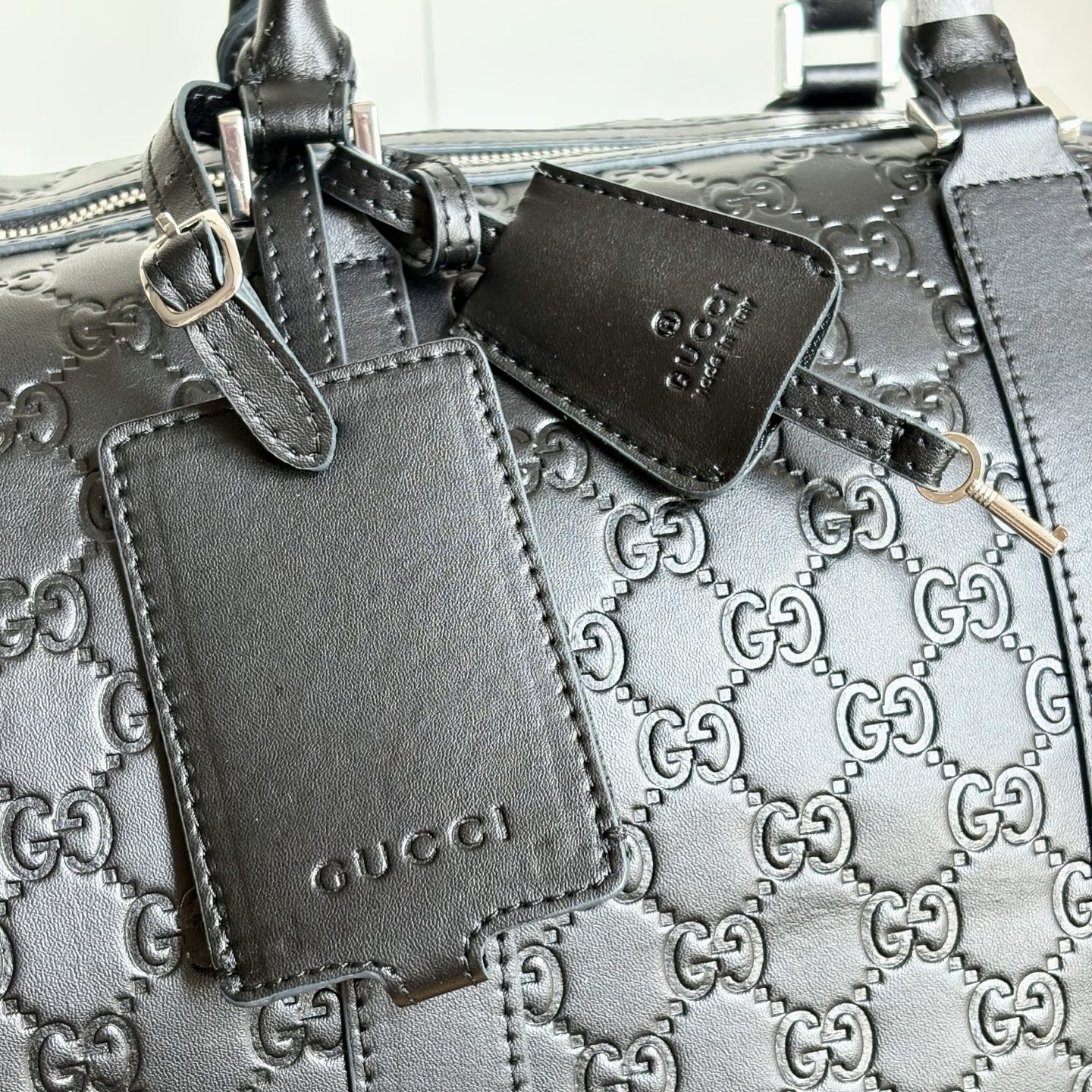 Gucci Embossing Luggage Bag