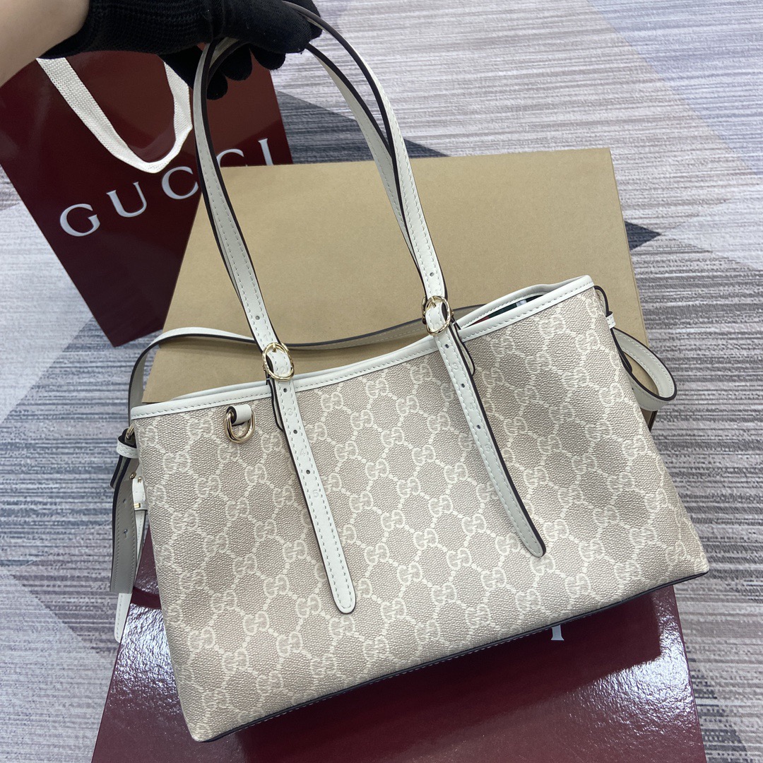 Gucci Emblem Tote Bag