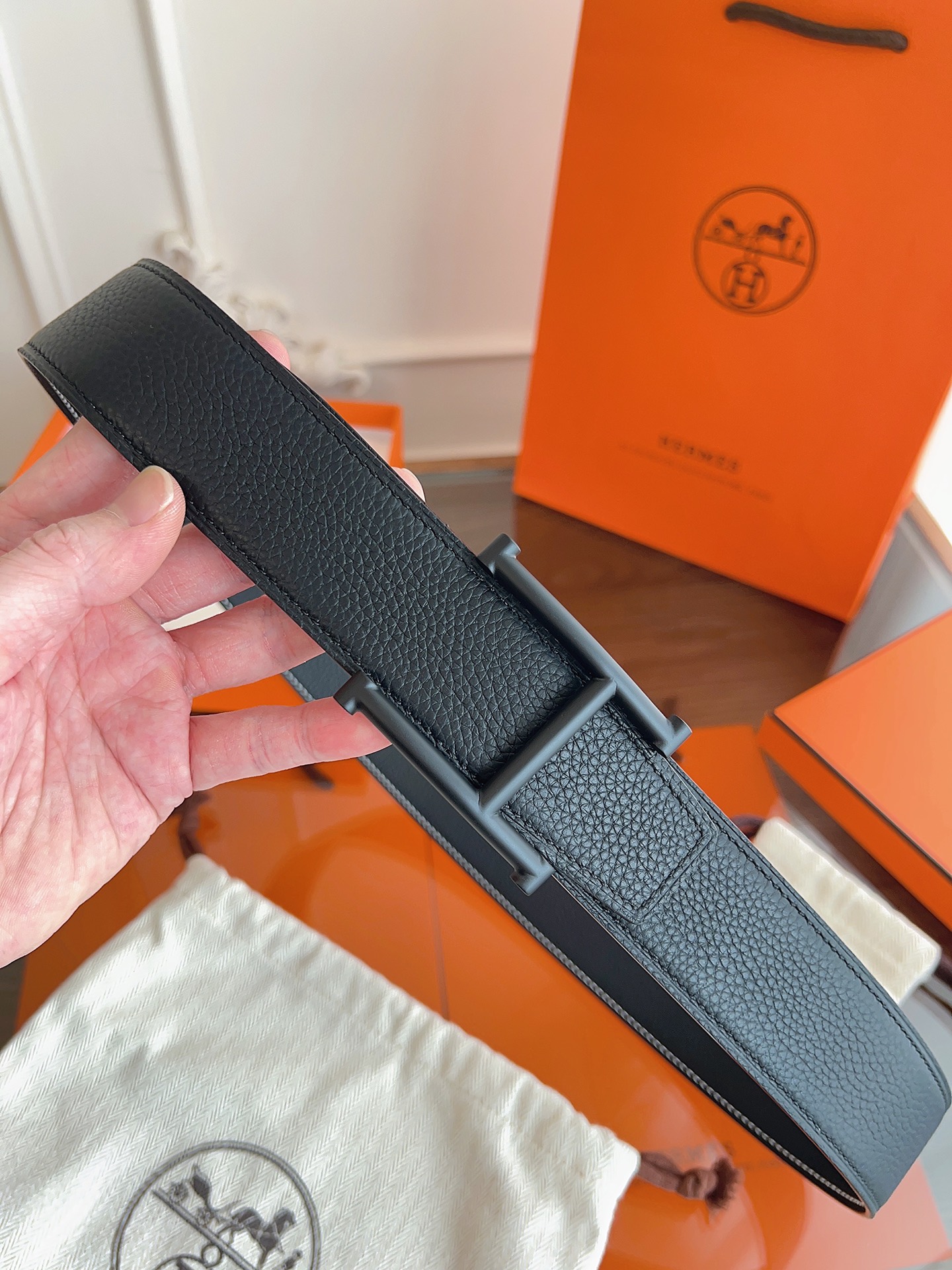 Hermes Belt Width 37mm Size 95-125cm