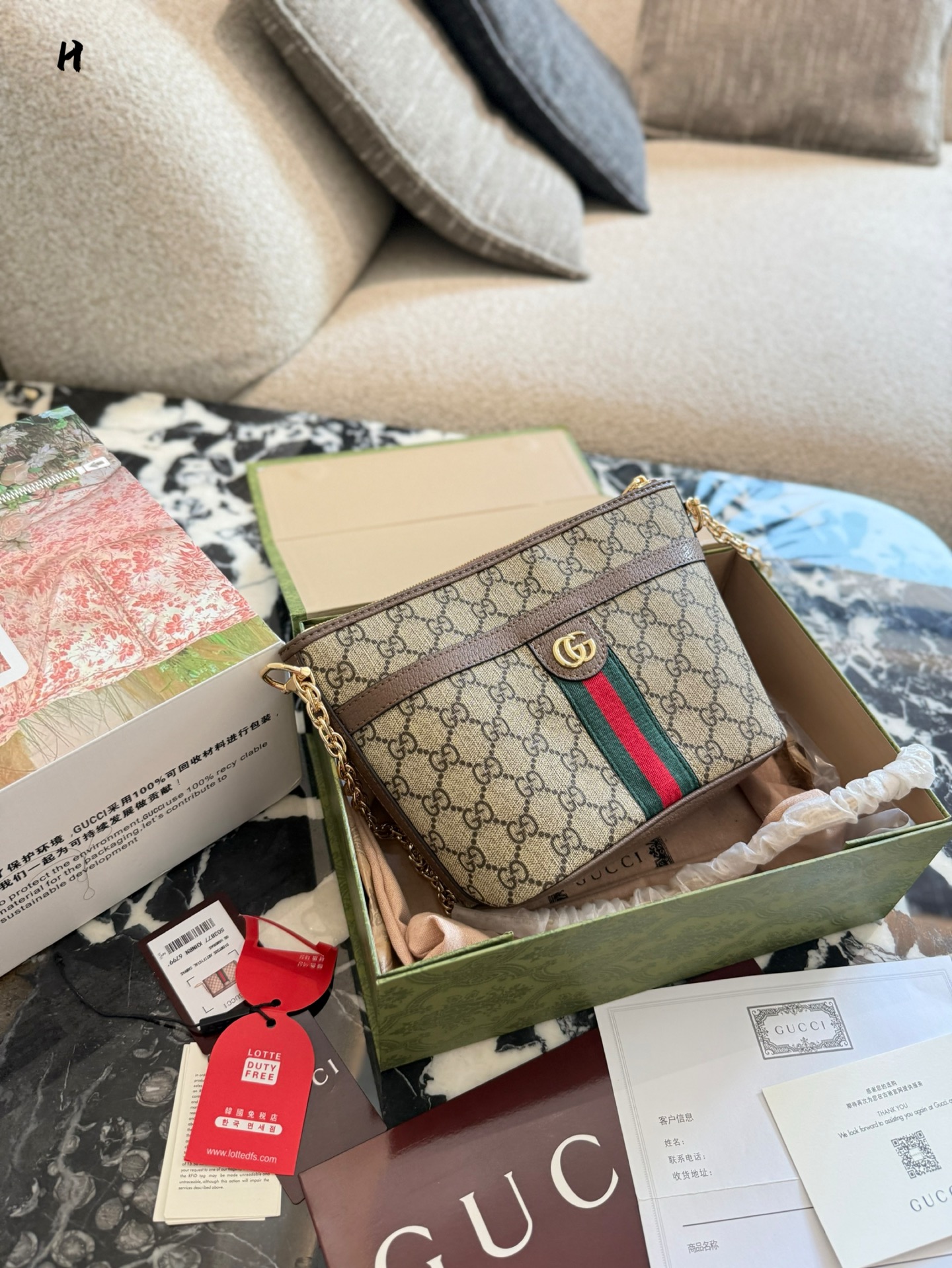 Gucci Ophidia Hobo Bag