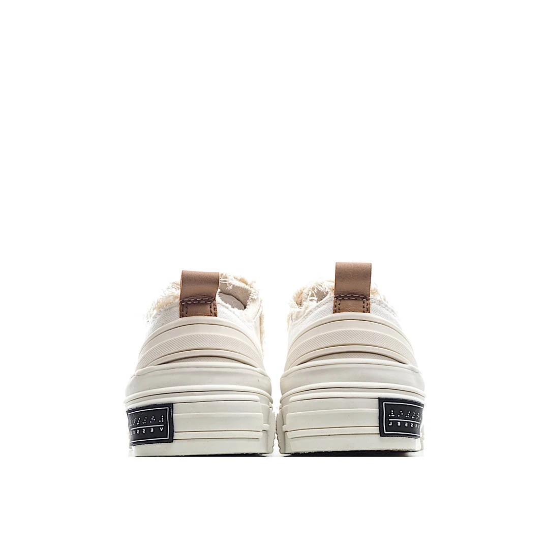 x VESSEL GOP Low canvas vulcanized sneakers
