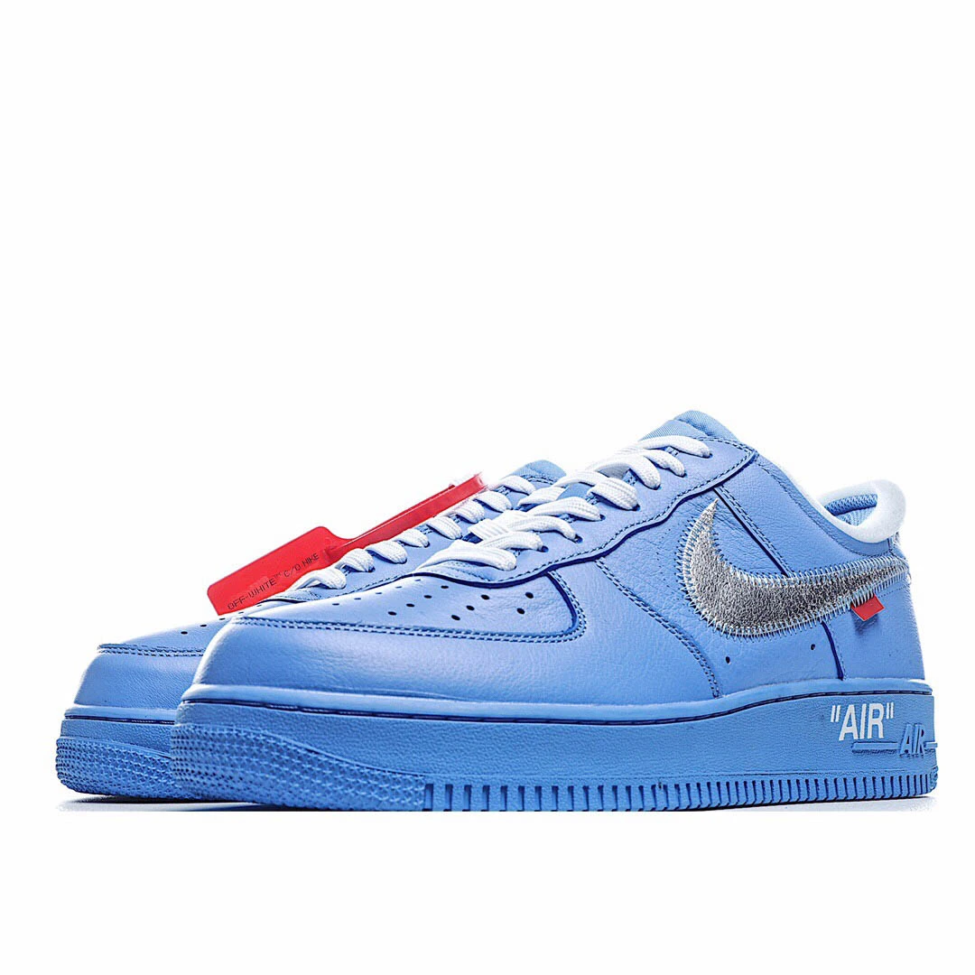 Nike OFF-WHITE X Air Force 1&ldquo;MCA&rdquo; 蓝