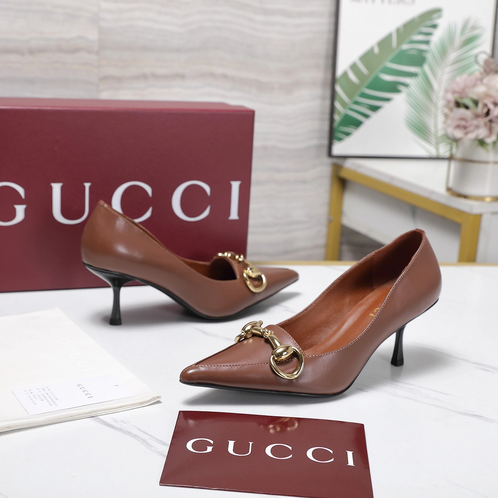 Gucci Bombshell Sharp pointed ultra-fine high heels