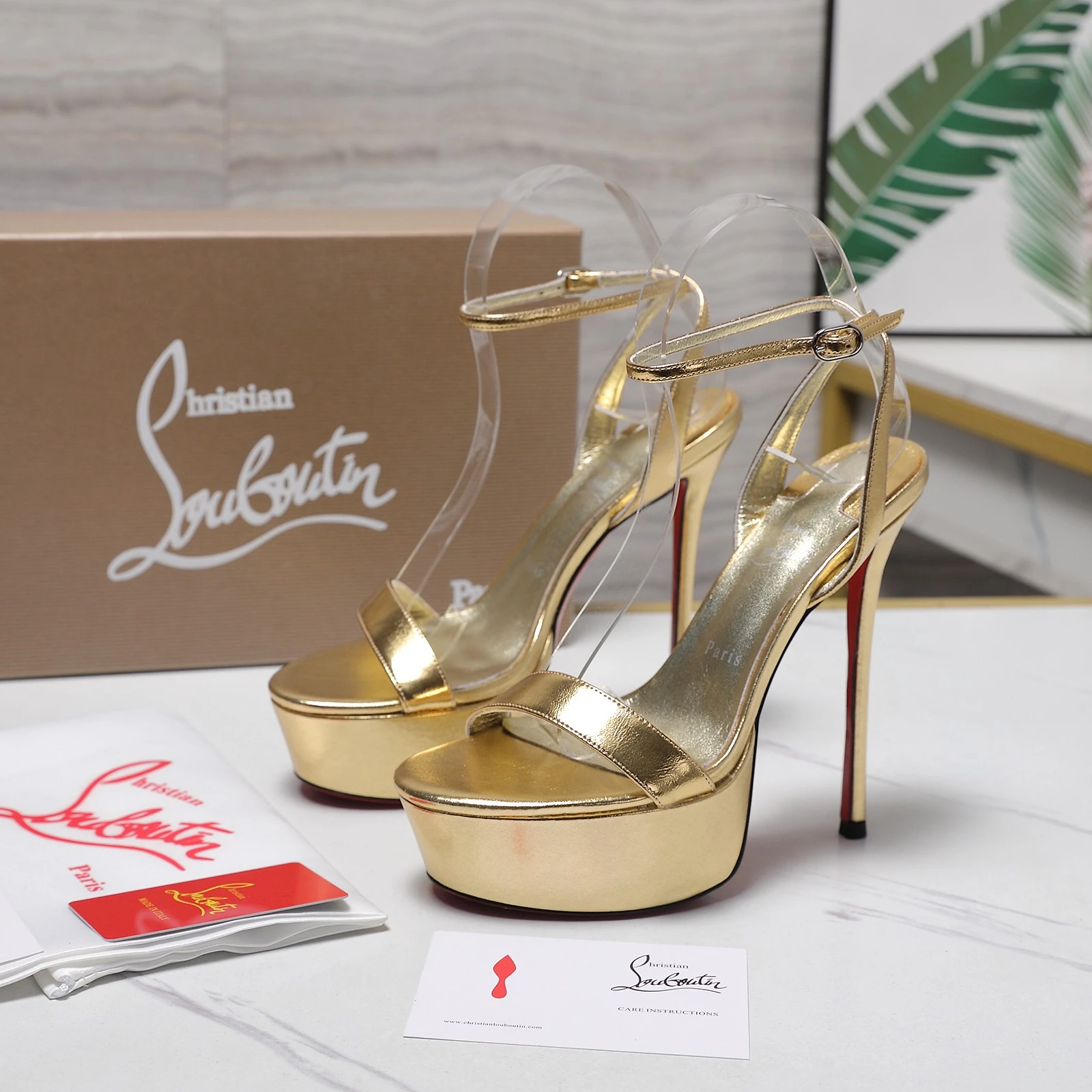 Christian Loubottin Water Platform High Heels