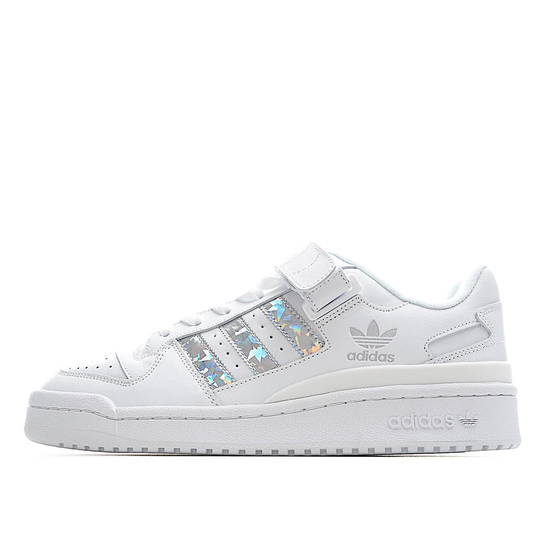 Adidas Originals Forum Low Sneakers White Bright Silver