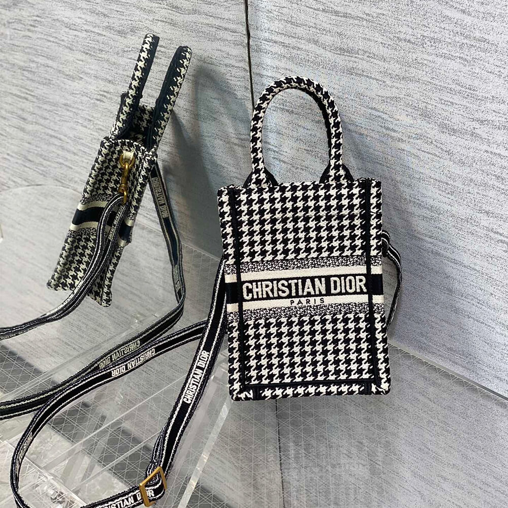 MINI DIOR BOOK TOTE PHONE BAG