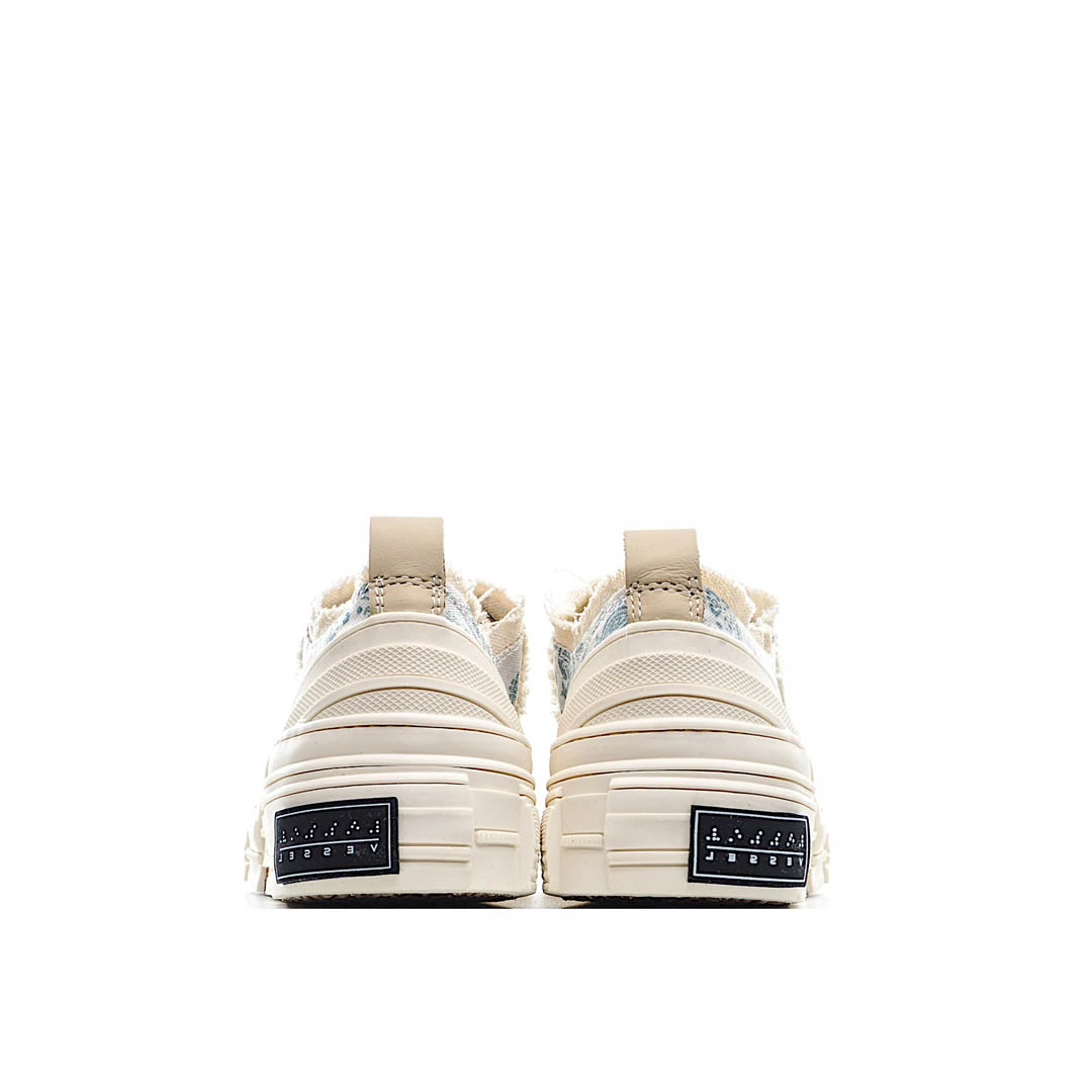x VESSEL GOP Low canvas vulcanized sneakers