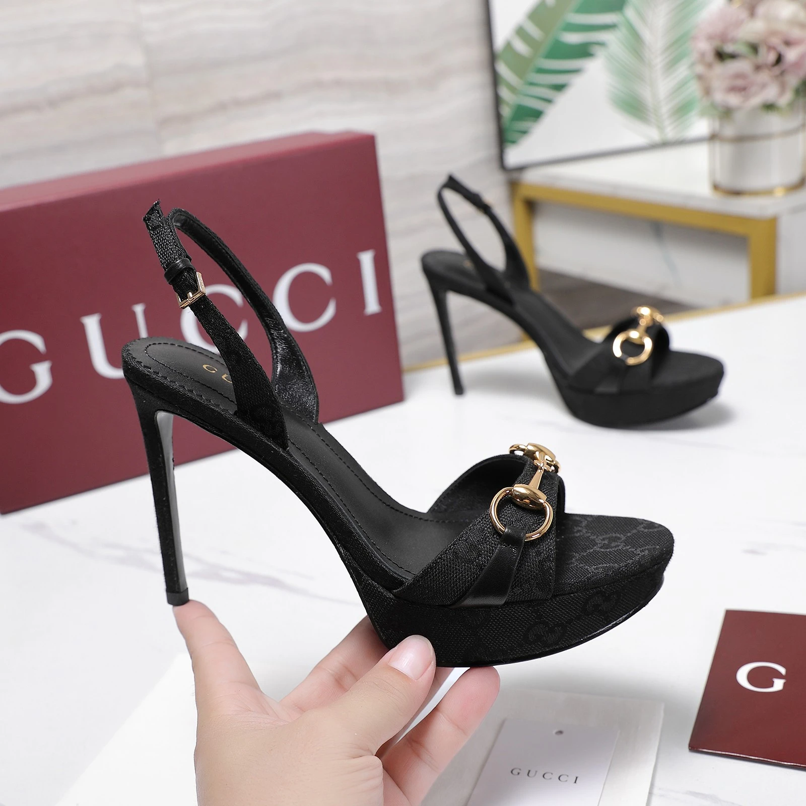 Gucci New High Heeled Sandal