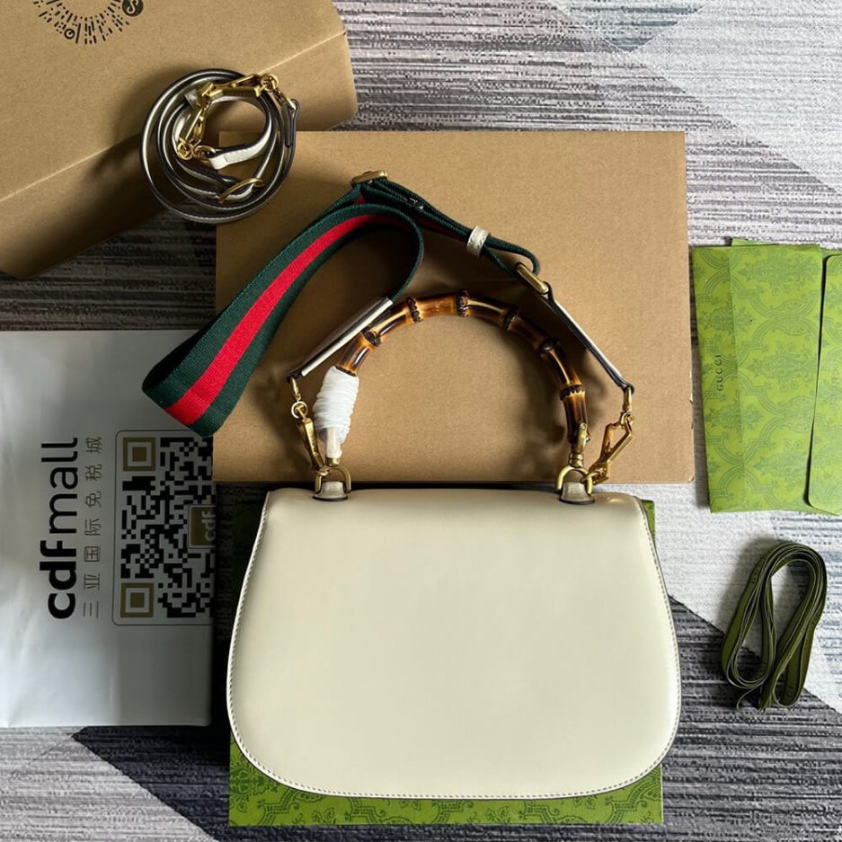 GUCCI BAMBOO 1947 MEDIUM TOP HANDLE BAG