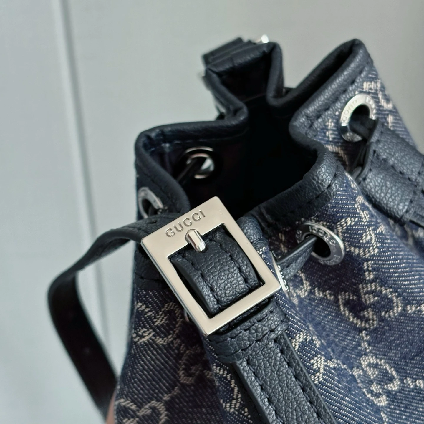 Gucci Demin Bucket Bag