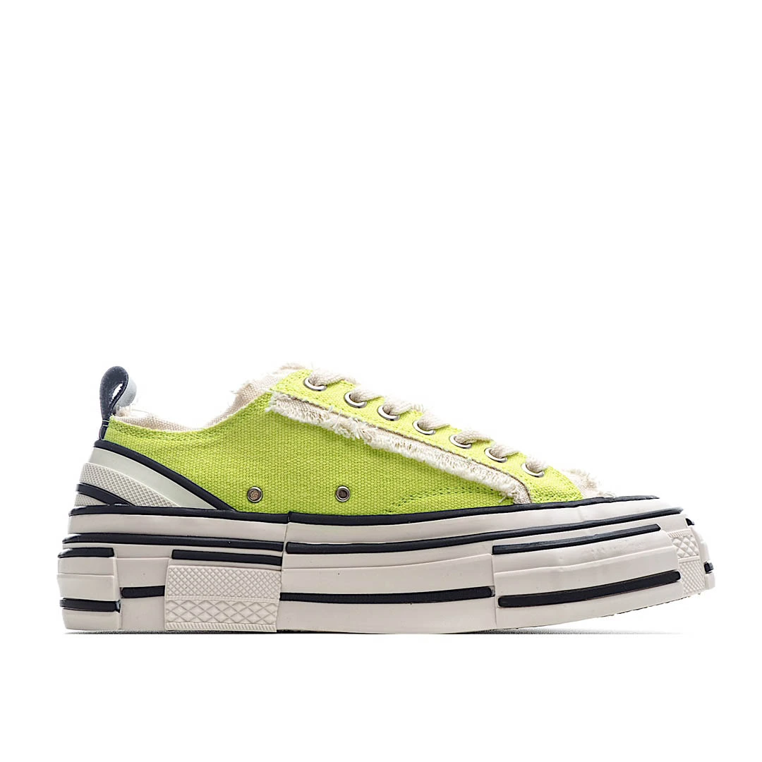 x VESSEL GOP Low canvas vulcanized sneakers