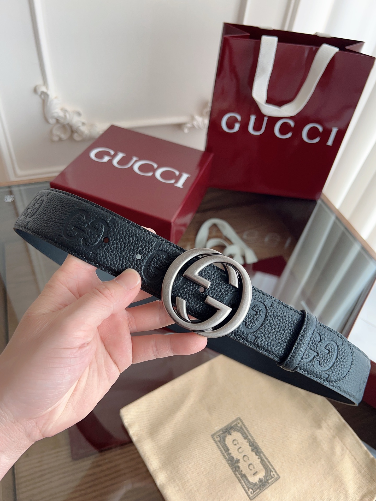 Gucci Belt for Men Width 40mm