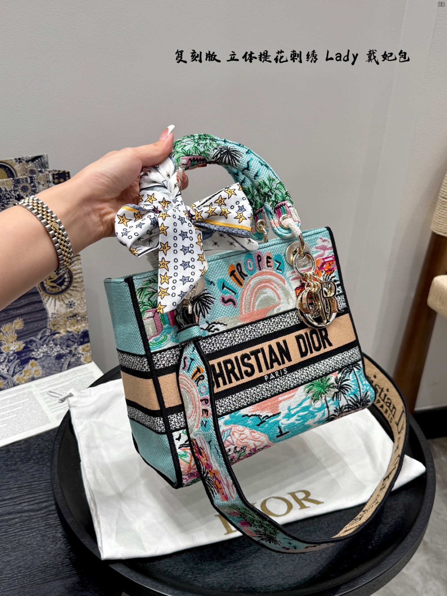 Dior Lady D-LITE Tote Bag