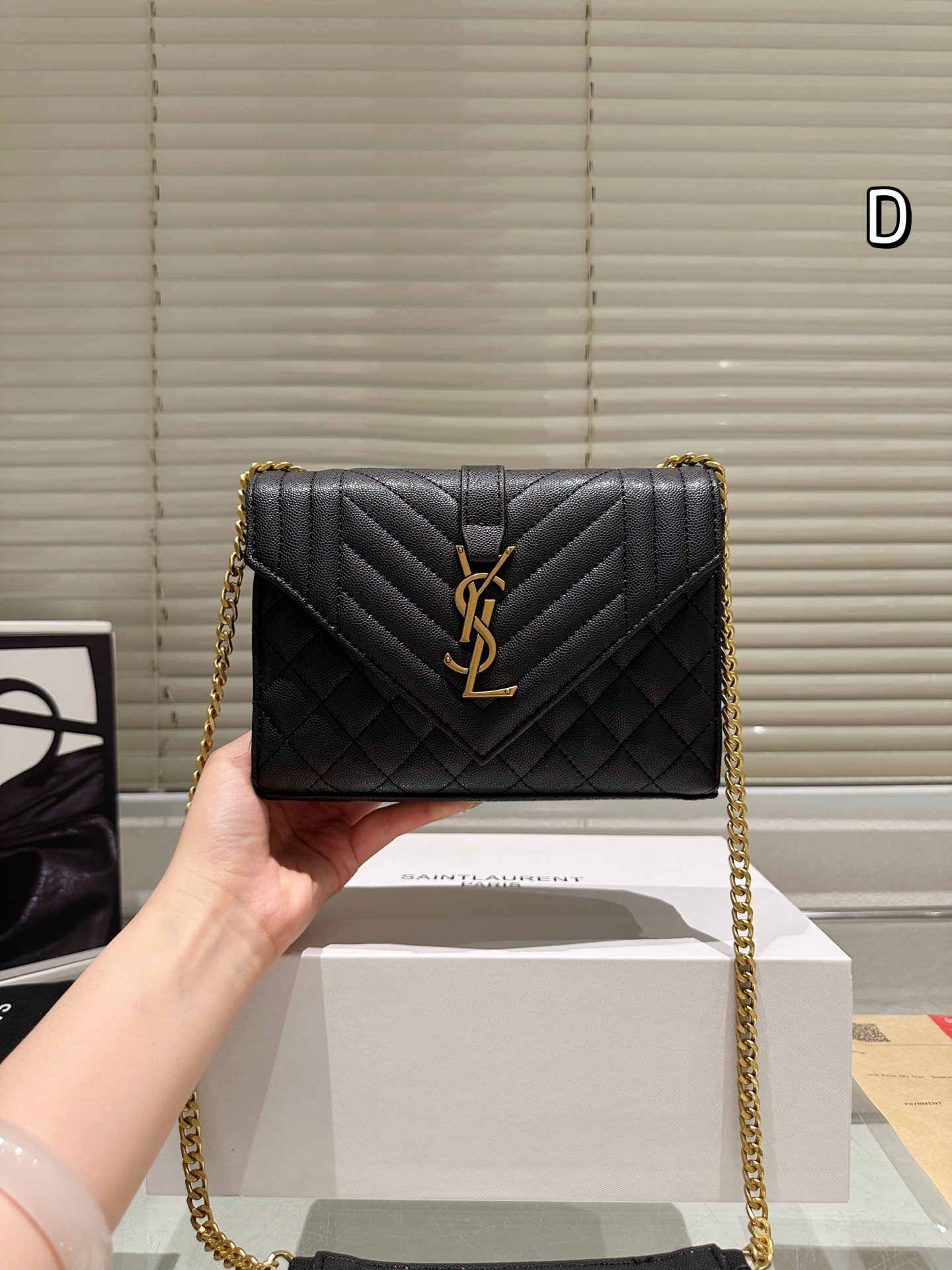 YSL Envelope Shoulder Bag