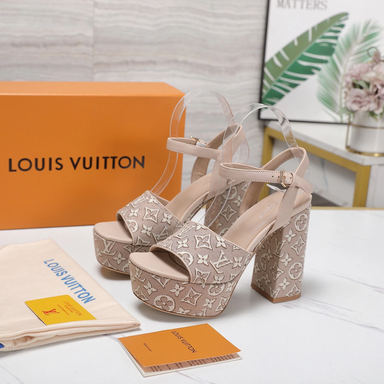 Louis Vuitton 26 SS High Heel Sandals