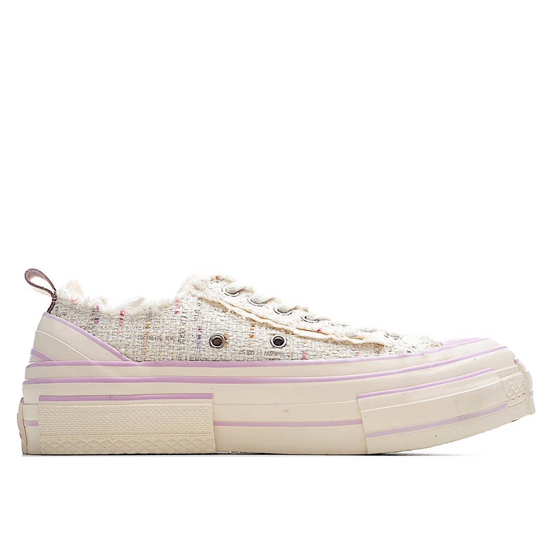 x VESSEL GOP Low canvas vulcanized sneakers