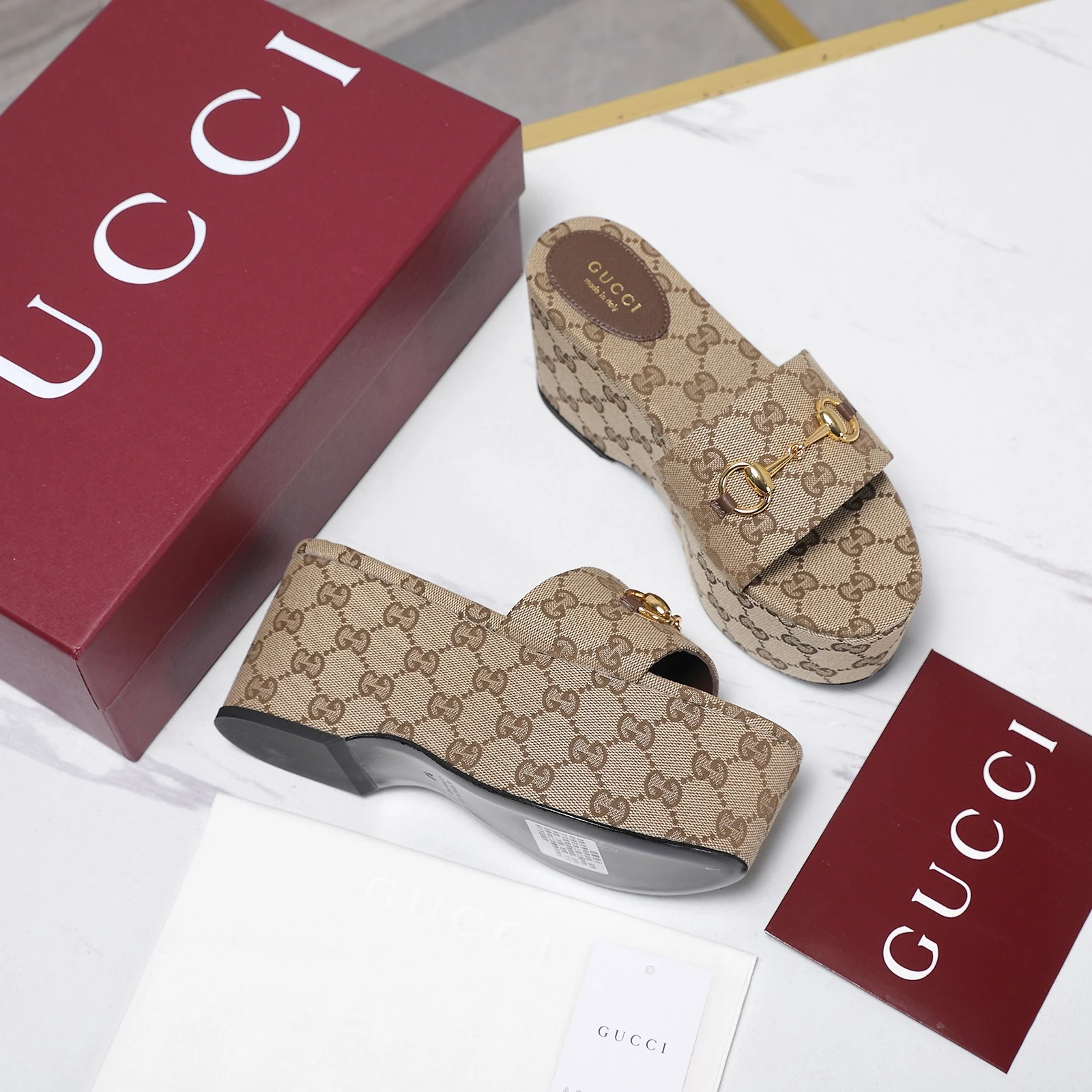 Gucci Slope Water Table Slippers
