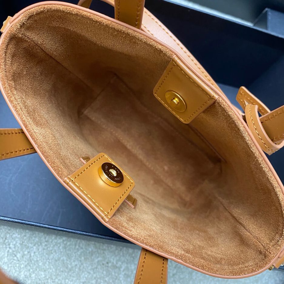 MINI TOY SHOPPING SAINT LAURENT IN BOX LEATHER