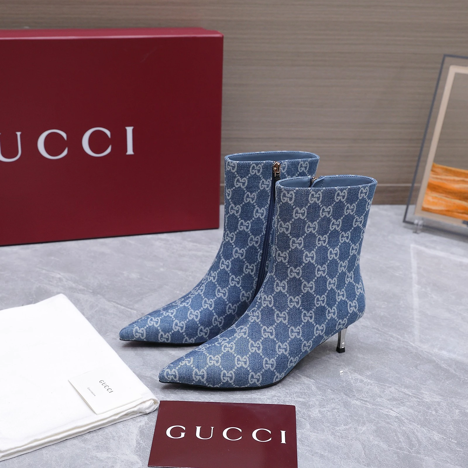 Gucci 2026 AW Horsebit Steel Plated Iron Heel Short Boots