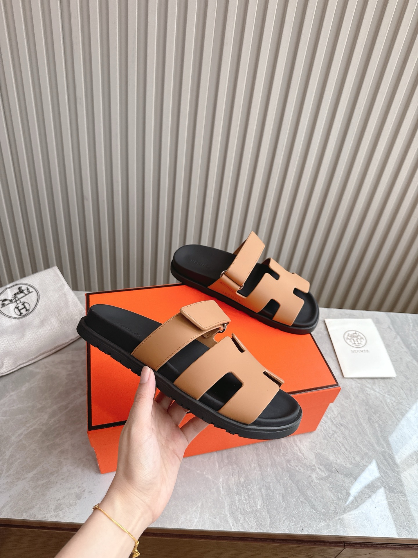 Hermes Slippers
