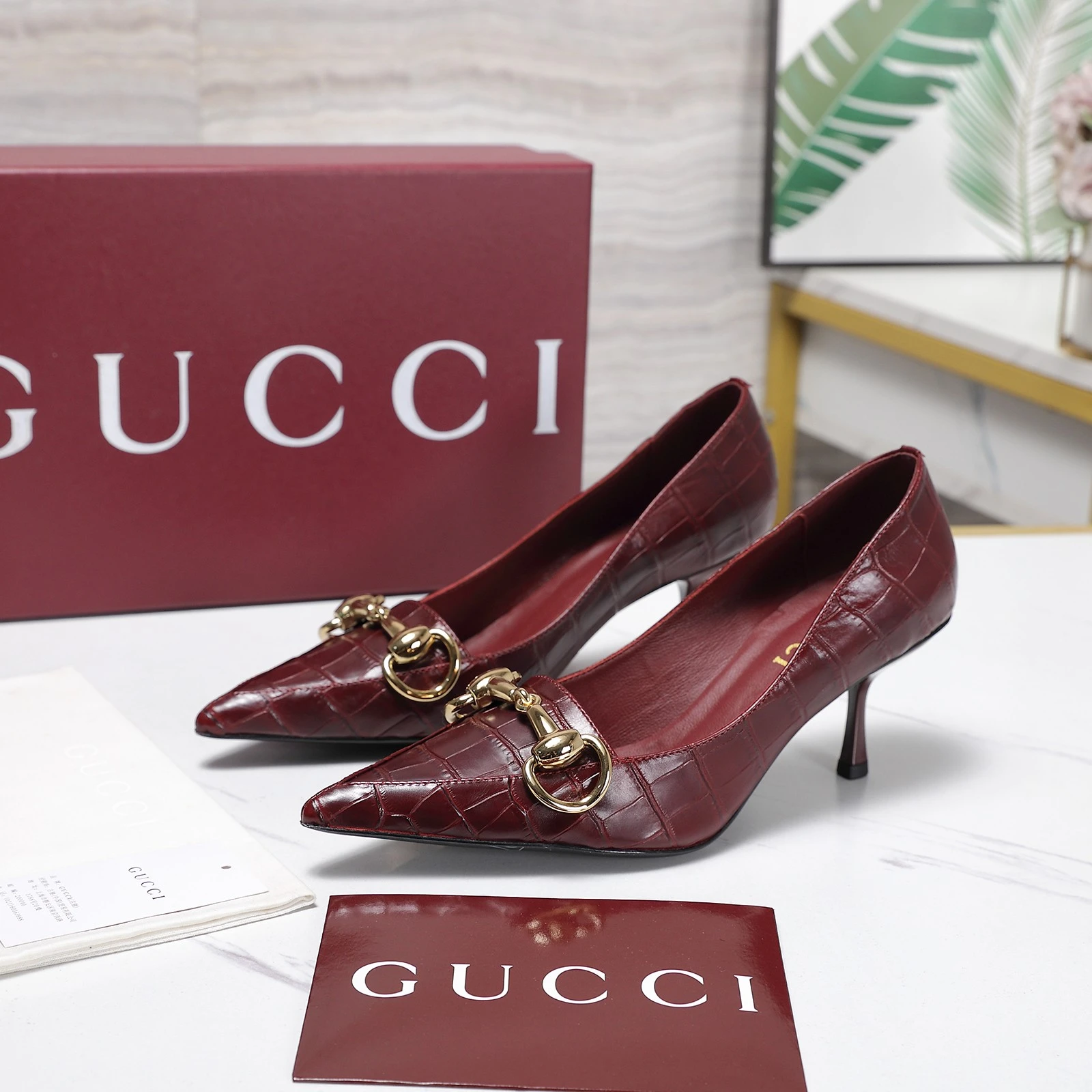Gucci Bombshell Sharp pointed ultra-fine high heels
