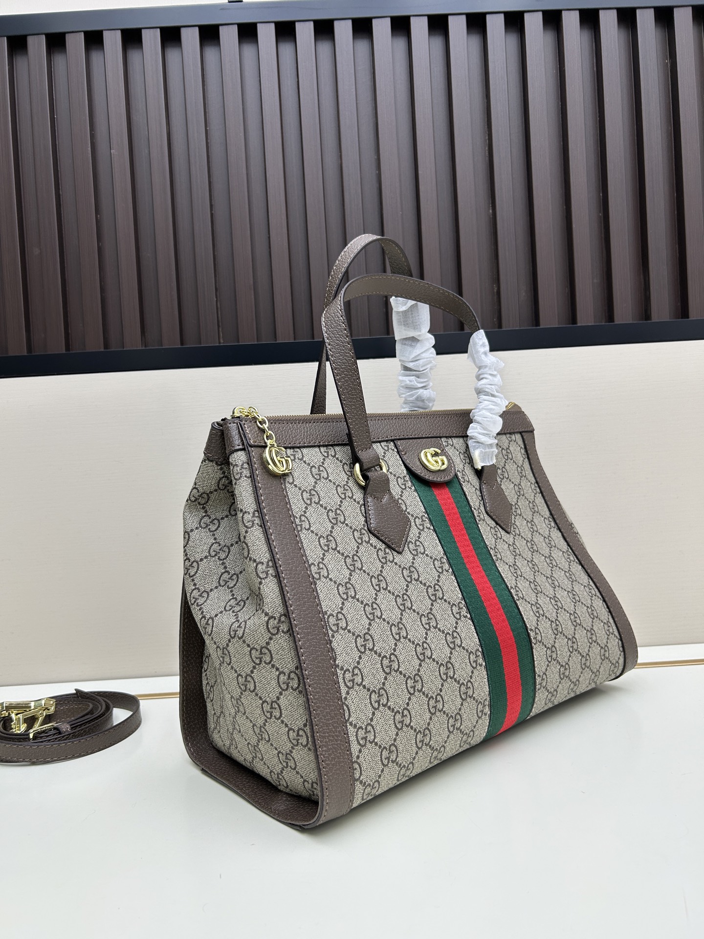 Gucci Supreme Ophidia Handle Bag