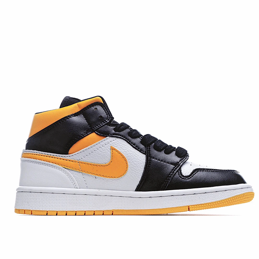 Wmns Air Jordan 1 Mid SE 'White Laser Orange