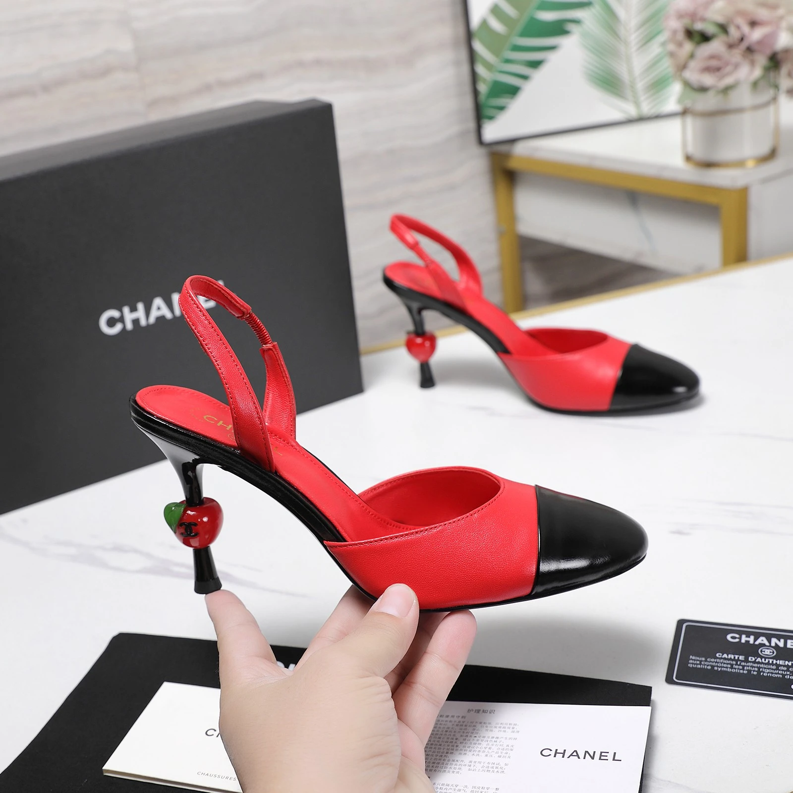Chanel 26SS Apple and Slingback Sandals