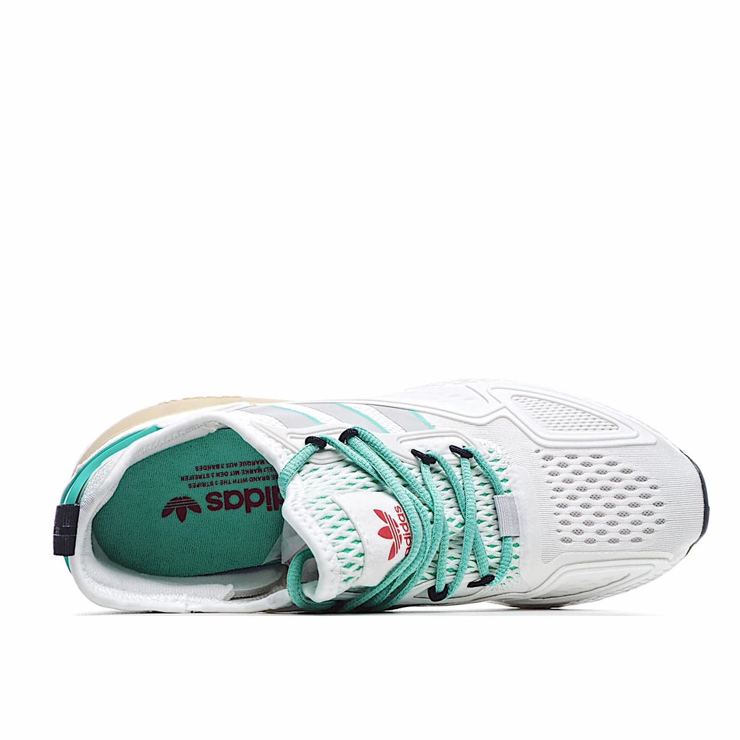 Adidas ZX 2K Boost 'Grey Hi-Res Green'