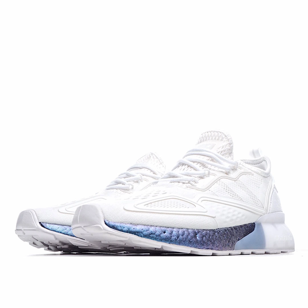 Adidas ZX 2K Boost 'White Boost Blue Violet'