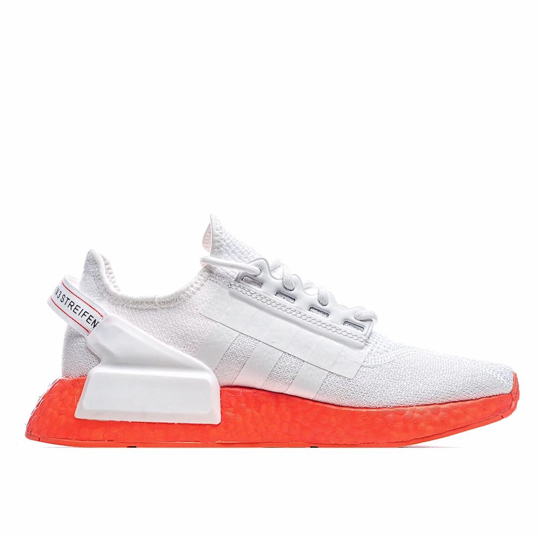Adidas NMD_R1 V2 'White Solar Red'