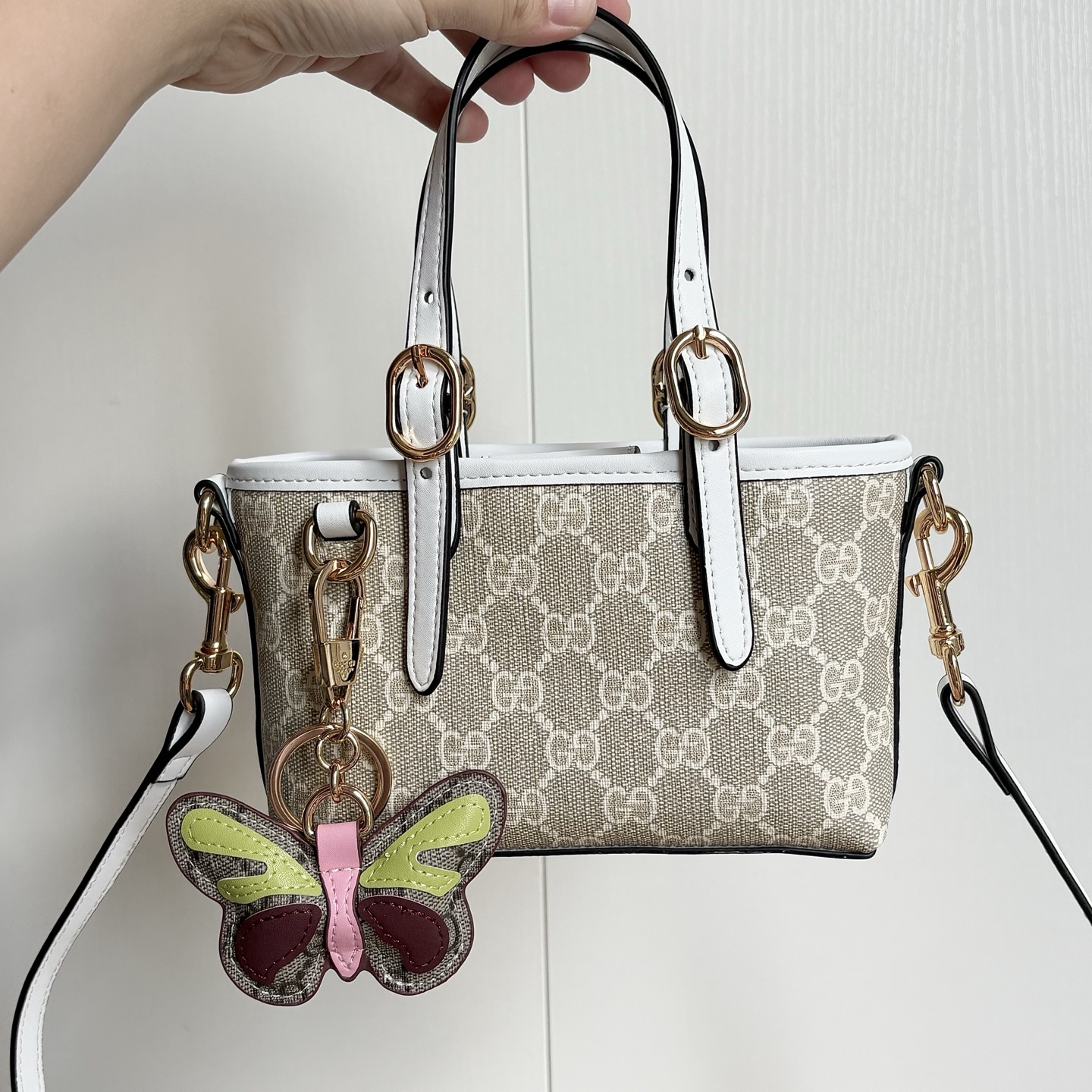 Gucci Emblem Mini Tote Bag