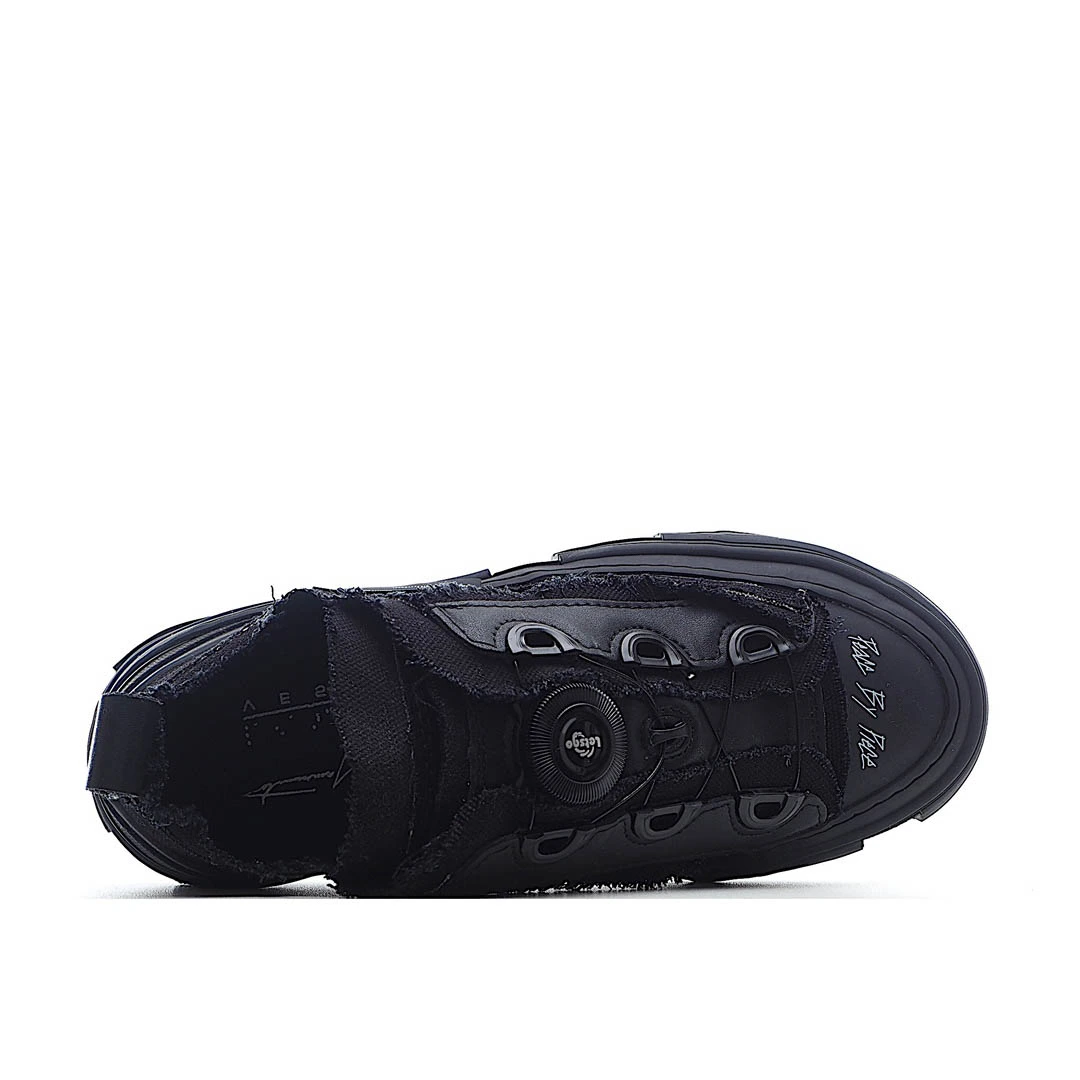 x VESSEL GOP Low canvas vulcanized sneakers