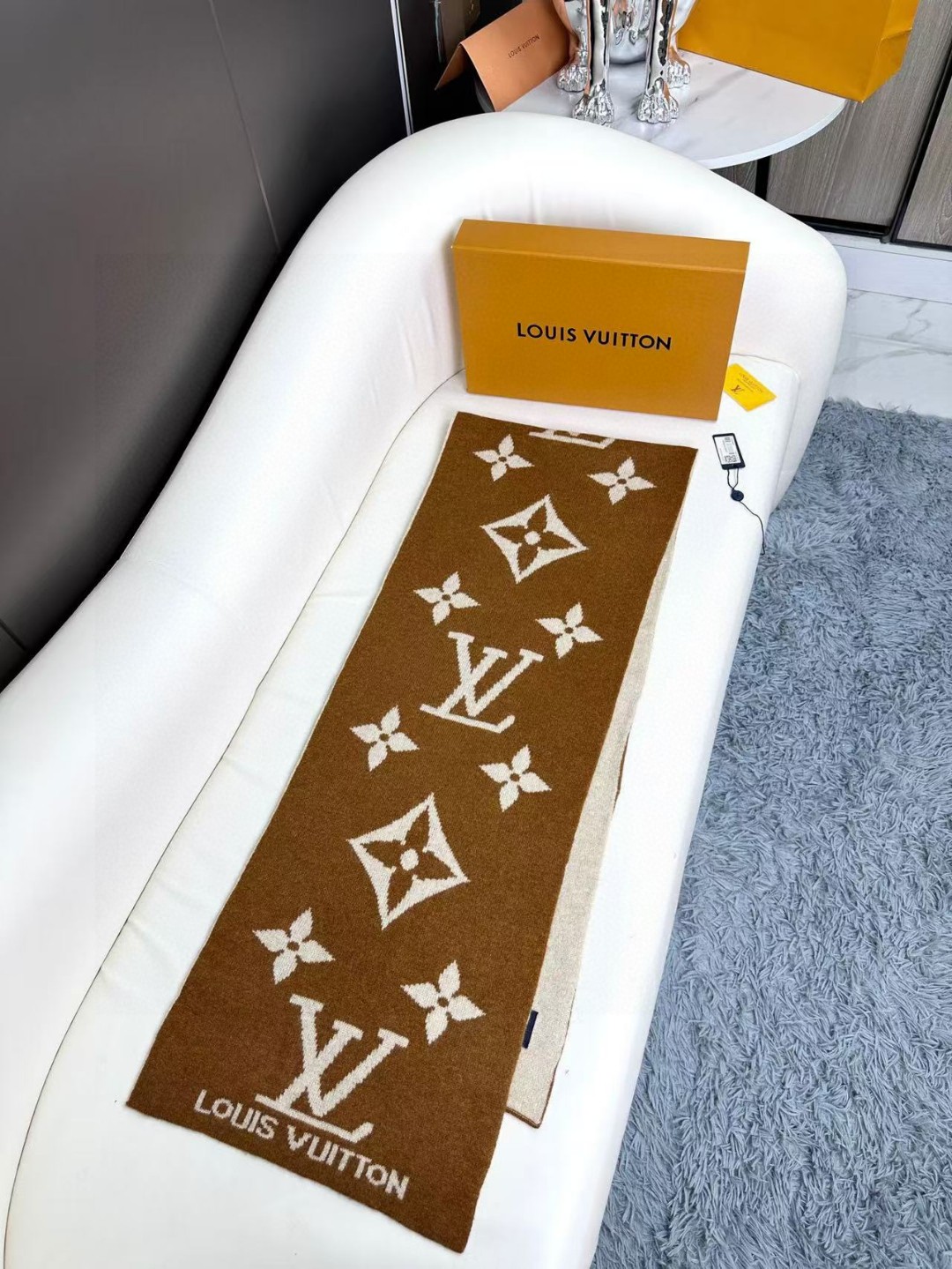 Louis Vuitton Knitted Cashmere Scarf