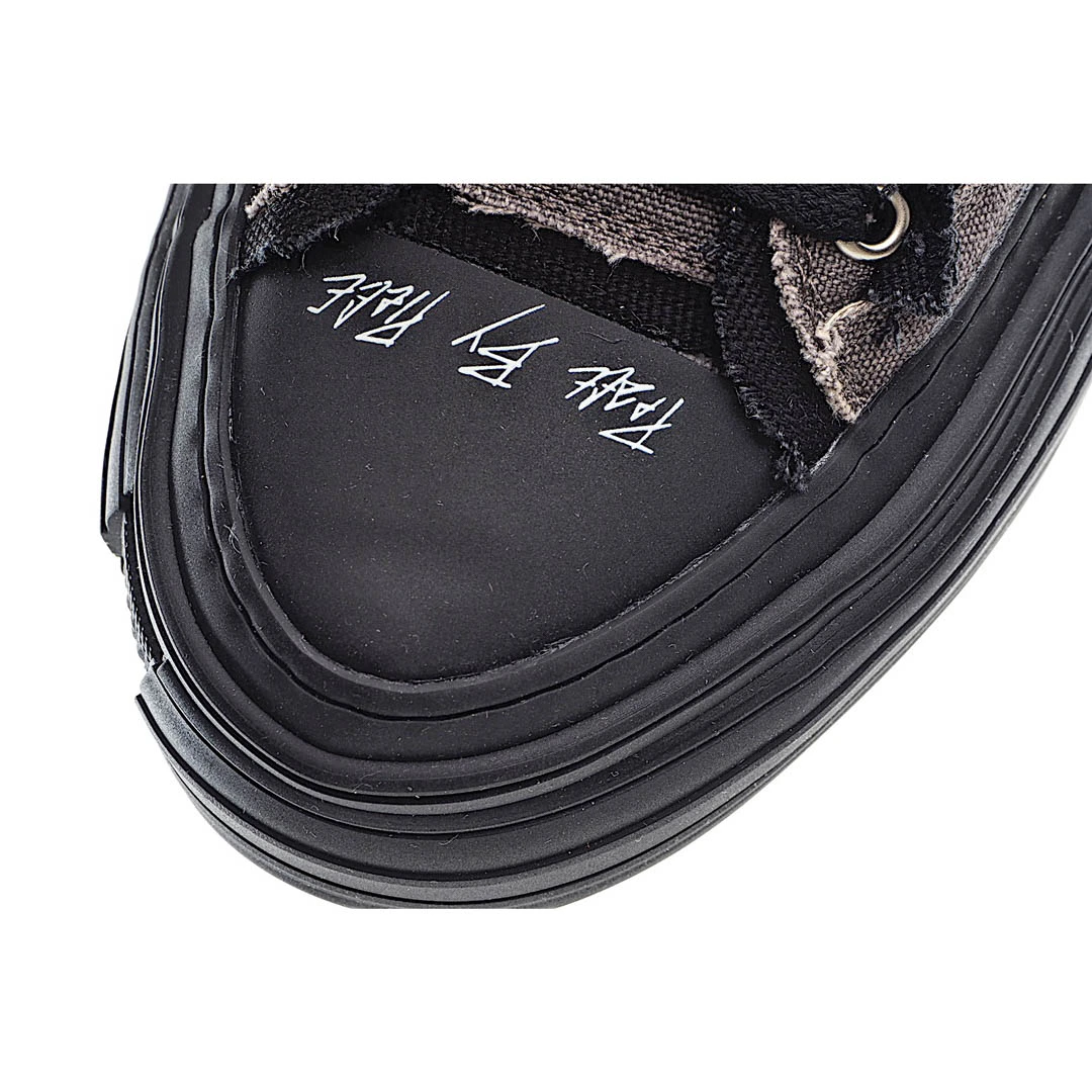 x VESSEL GOP Low canvas vulcanized sneakers