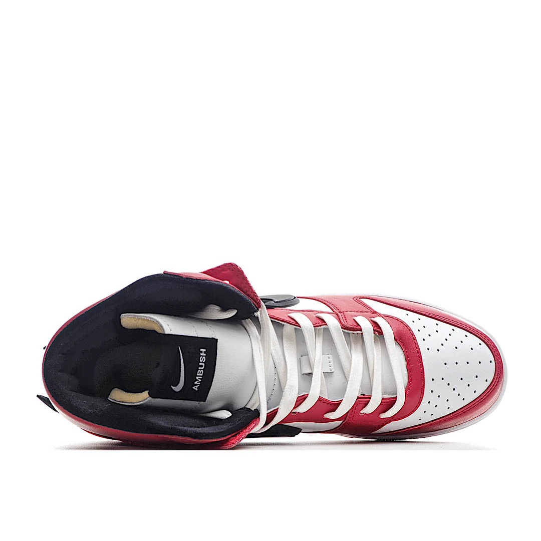 Ambush x Nike Dunk High 白红